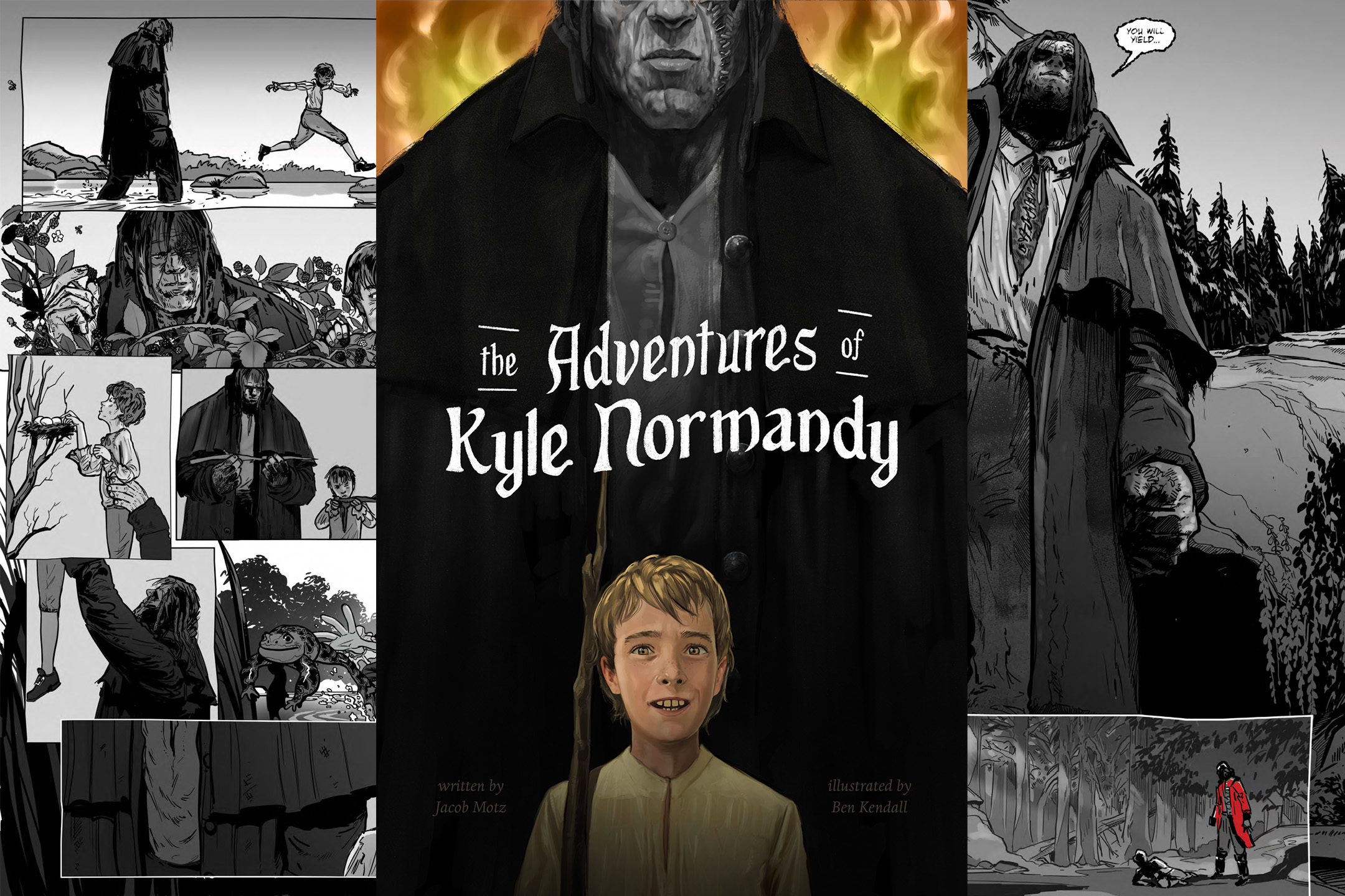 The Adventures of Kyle Normandy key art